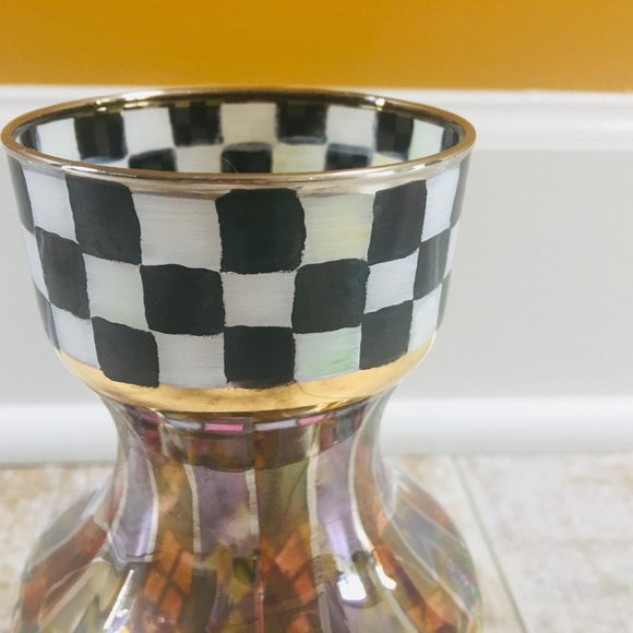 MacKenzie-Childs Other - RARE Retired 1993 MacKenzie-Childs Glass Carafe/Vase